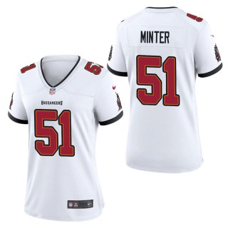 Women's Tampa Bay Buccaneers Kevin Minter White Game Jersey