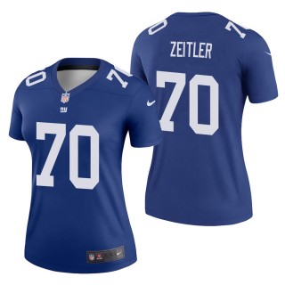 Women's New York Giants Kevin Zeitler Royal Legend Jersey