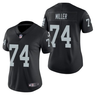 Women's Las Vegas Raiders Kolton Miller Black Vapor Untouchable Limited Jersey