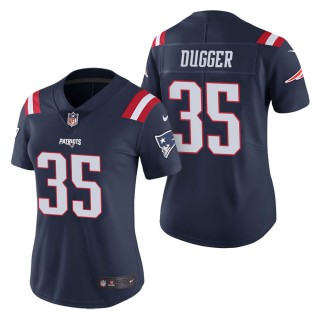 Women's New England Patriots Kyle Dugger Navy Color Rush Limited Jersey