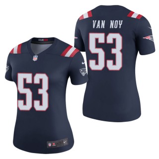 Women's New England Patriots Kyle Van Noy Navy Color Rush Legend Jersey