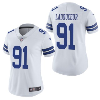 Women's Dallas Cowboys L.P. Ladouceur White Vapor Untouchable Limited Jersey