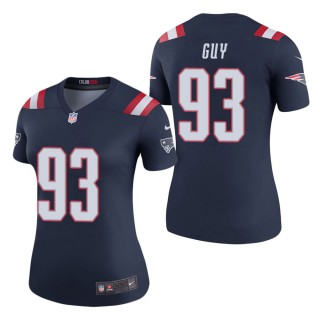 Women's New England Patriots Lawrence Guy Navy Color Rush Legend Jersey
