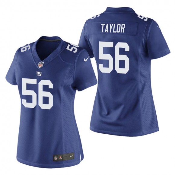 Women's New York Giants Lawrence Taylor Royal Game Jersey