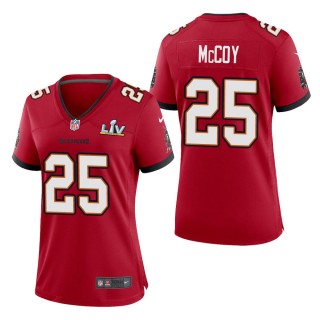 Women's Tampa Bay Buccaneers LeSean McCoy Red Super Bowl LV Jersey