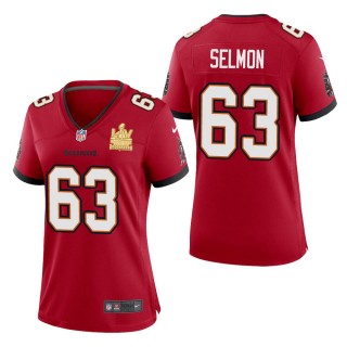 Women's Tampa Bay Buccaneers Lee Roy Selmon Red Super Bowl LV Champions Jersey