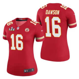Women's Kansas City Chiefs Len Dawson Red Super Bowl LV Jersey