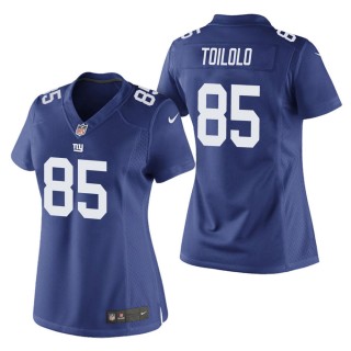 Women's New York Giants Levine Toilolo Royal Game Jersey