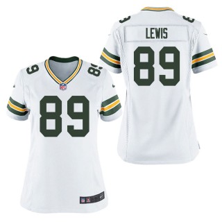 Women's Green Bay Packers Marcedes Lewis White Game Jersey