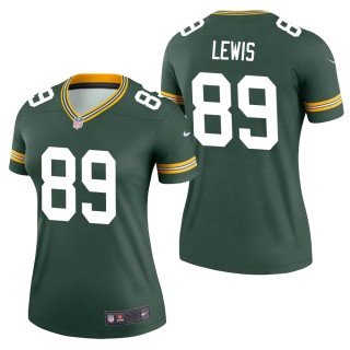 Women's Green Bay Packers Marcedes Lewis Green Legend Jersey