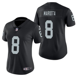 Women's Las Vegas Raiders Marcus Mariota Black Vapor Untouchable Limited Jersey