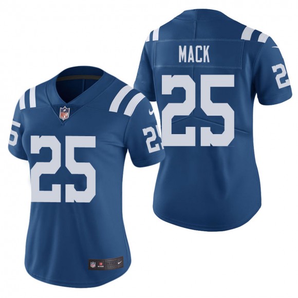 Women's Indianapolis Colts Marlon Mack Royal Color Rush Limited Jersey