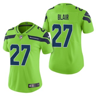 Women's Seattle Seahawks Marquise Blair Green Color Rush Limited Jersey
