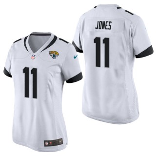 Women's Jacksonville Jaguars Marvin Jones White Game Jersey