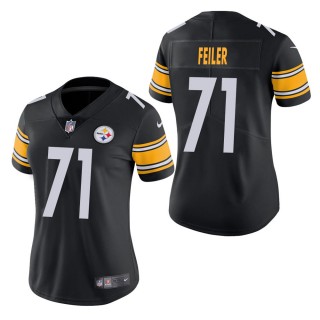 Women's Pittsburgh Steelers Matt Feiler Black Vapor Untouchable Limited Jersey
