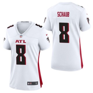 Women's Atlanta Falcons Matt Schaub White Game Jersey