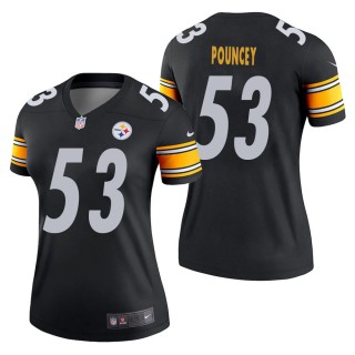 Women's Pittsburgh Steelers Maurkice Pouncey Black Legend Jersey