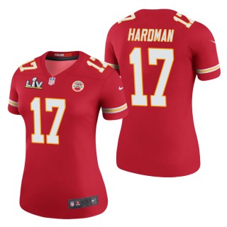 Women's Kansas City Chiefs Mecole Hardman Red Super Bowl LV Jersey