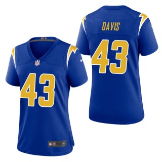 Women's Los Angeles Chargers Michael Davis Royal 2nd Alternate Game Jersey