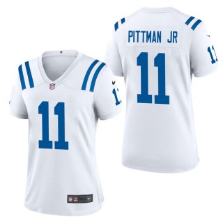 Women's Indianapolis Colts Michael Pittman Jr. White Game Jersey