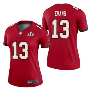 Women's Tampa Bay Buccaneers Mike Evans Red Super Bowl LV Jersey
