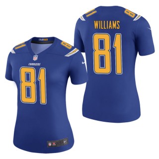 Women's Los Angeles Chargers Mike Williams Royal Color Rush Legend Jersey