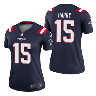 Women's New England Patriots N'Keal Harry Navy Legend Jersey