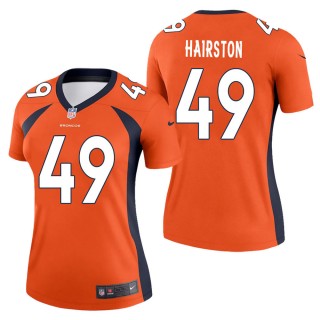 Women's Denver Broncos Nate Hairston Orange Legend Jersey