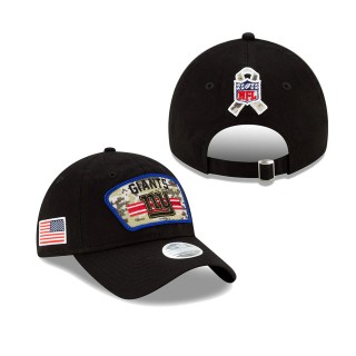 2021 Salute To Service Women's Giants Black 9TWENTY Adjustable Hat