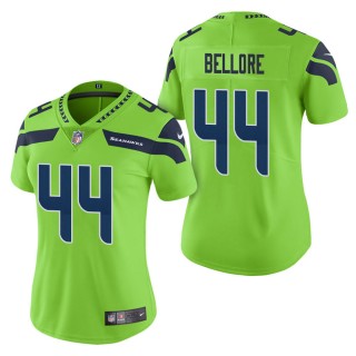 Women's Seattle Seahawks Nick Bellore Green Color Rush Limited Jersey