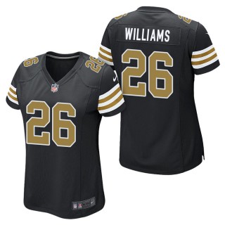 Women's New Orleans Saints P.J. Williams Black Alternate Game Jersey