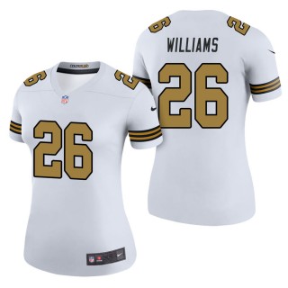 Women's New Orleans Saints P.J. Williams White Color Rush Legend Jersey