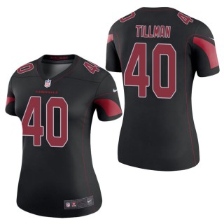 Women's Arizona Cardinals Pat Tillman Black Color Rush Legend Jersey