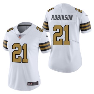 Women's New Orleans Saints Patrick Robinson White Color Rush Limited Jersey