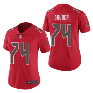 Women's Tampa Bay Buccaneers Paul Gruber Red Color Rush Limited Jersey