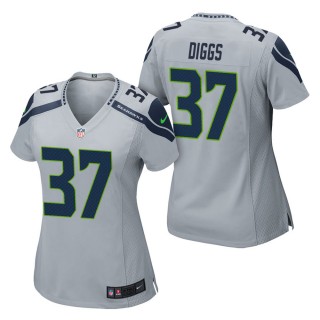 Women's Seattle Seahawks Quandre Diggs Gray Game Jersey