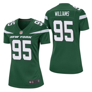 Women's New York Jets Quinnen Williams Green Game Jersey