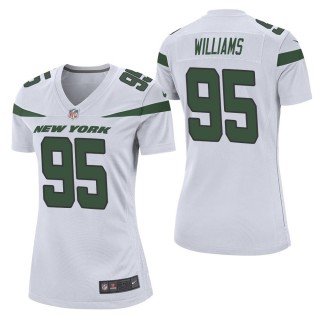 Women's New York Jets Quinnen Williams White Game Jersey