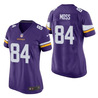 Women's Minnesota Vikings Randy Moss Purple Game Jersey