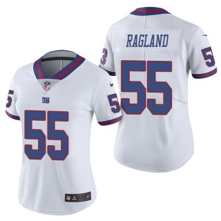 Women's New York Giants Reggie Ragland White Color Rush Limited Jersey