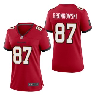 Women's Tampa Bay Buccaneers Rob Gronkowski Red Game Jersey