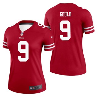 Women's San Francisco 49ers Robbie Gould Scarlet Legend Jersey