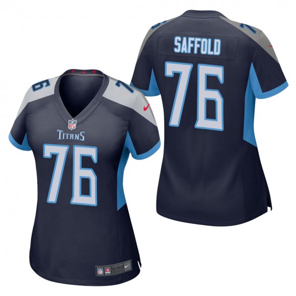 Women's Tennessee Titans Rodger Saffold Navy Game Jersey