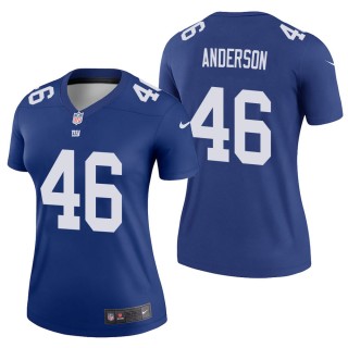 Women's New York Giants Ryan Anderson Royal Legend Jersey