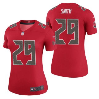 Women's Tampa Bay Buccaneers Ryan Smith Red Color Rush Legend Jersey