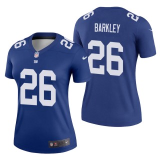 Women's New York Giants Saquon Barkley Royal Legend Jersey