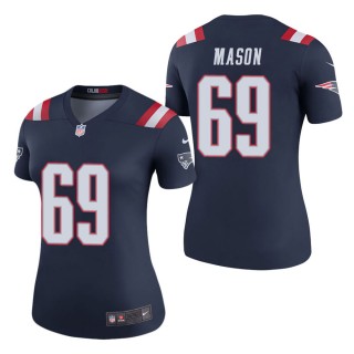 Women's New England Patriots Shaq Mason Navy Color Rush Legend Jersey