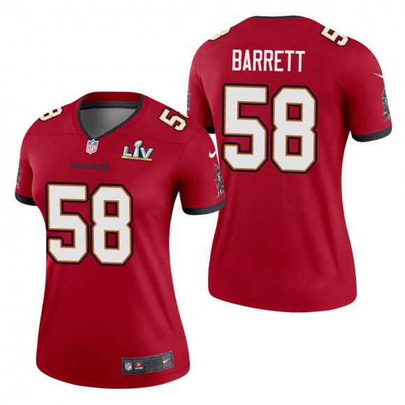 Women's Tampa Bay Buccaneers Shaquil Barrett Red Super Bowl LV Jersey