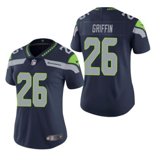 Women's Seattle Seahawks Shaquill Griffin Navy Vapor Untouchable Limited Jersey