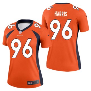 Women's Denver Broncos Shelby Harris Orange Legend Jersey